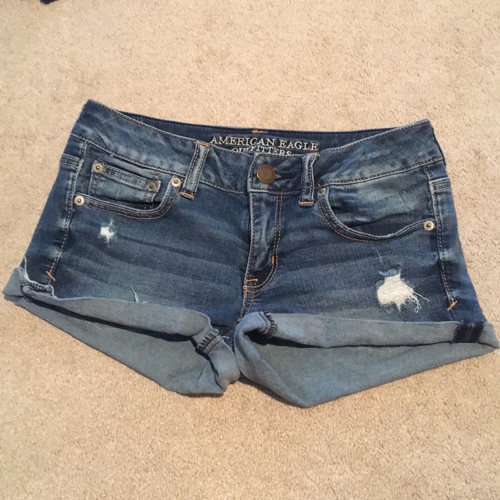 American eagle jean shorts